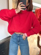 Charger l'image dans la galerie, Pull rouge uni