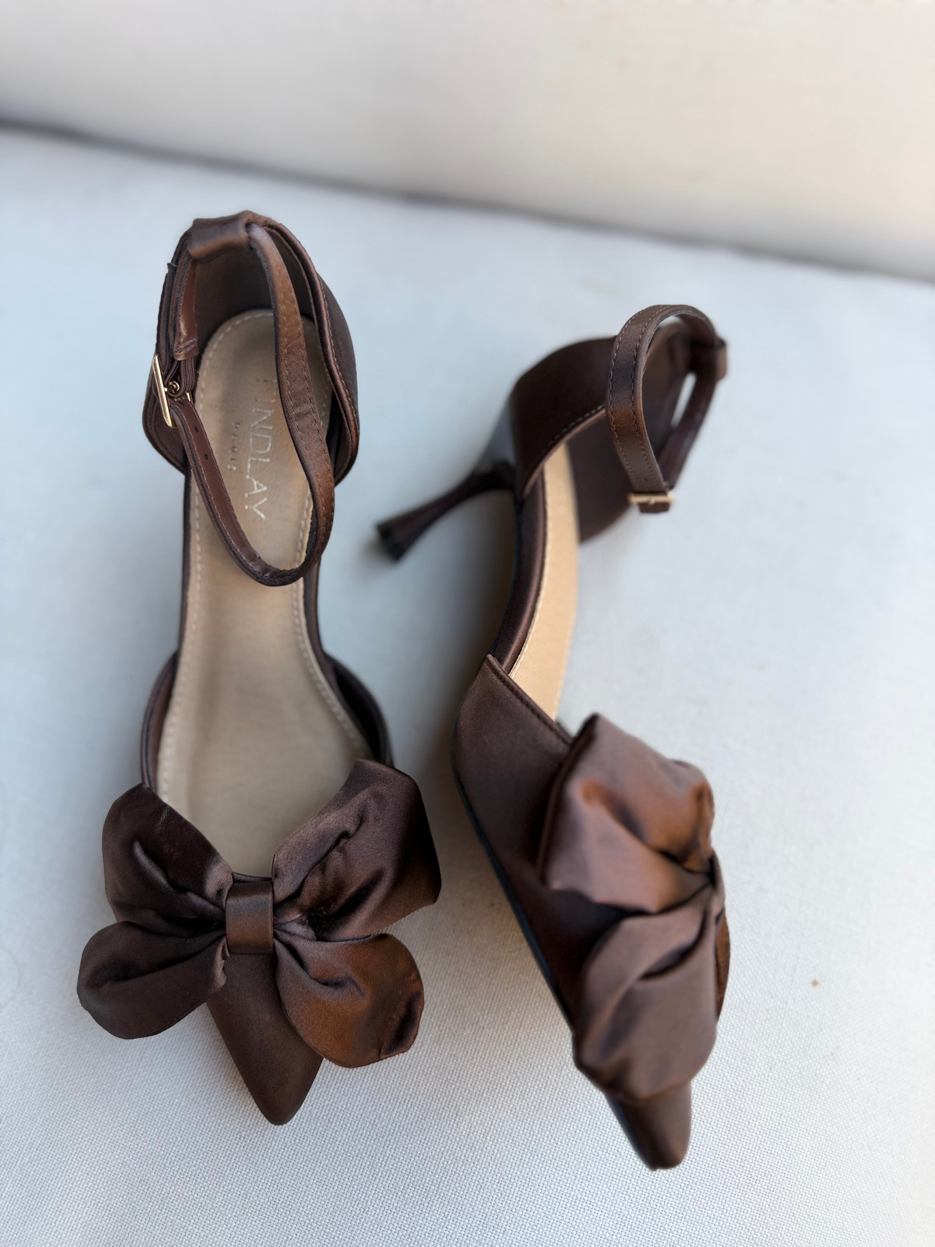 Sandales à talons choco