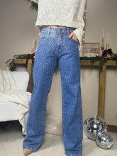 Charger l&#39;image dans la galerie, Jean bleu à paillettes

