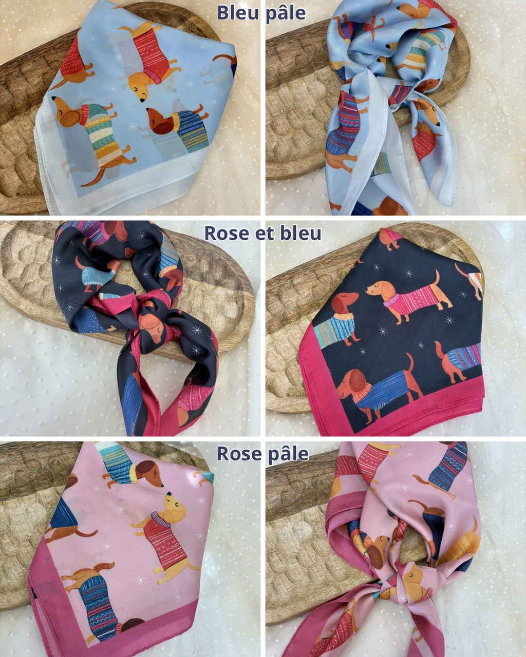 Foulard teckel