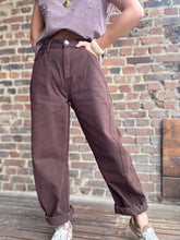 Charger l&#39;image dans la galerie, Jean ballon marron
