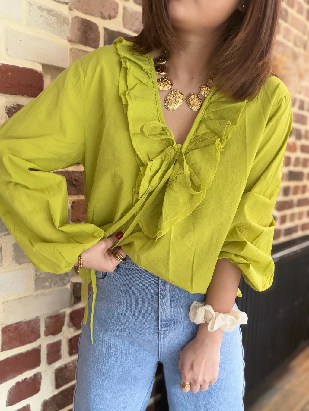 Blouse verte