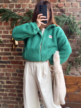 Charger l'image dans la galerie, Veste polaire vert
