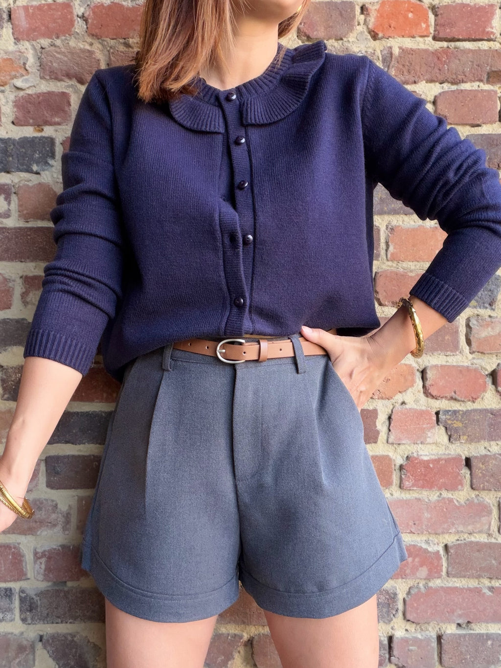 Short gris