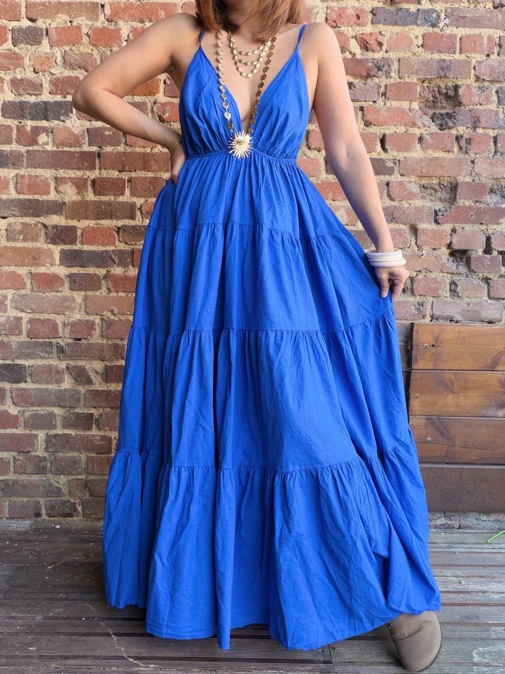 Robe soleil bleue
