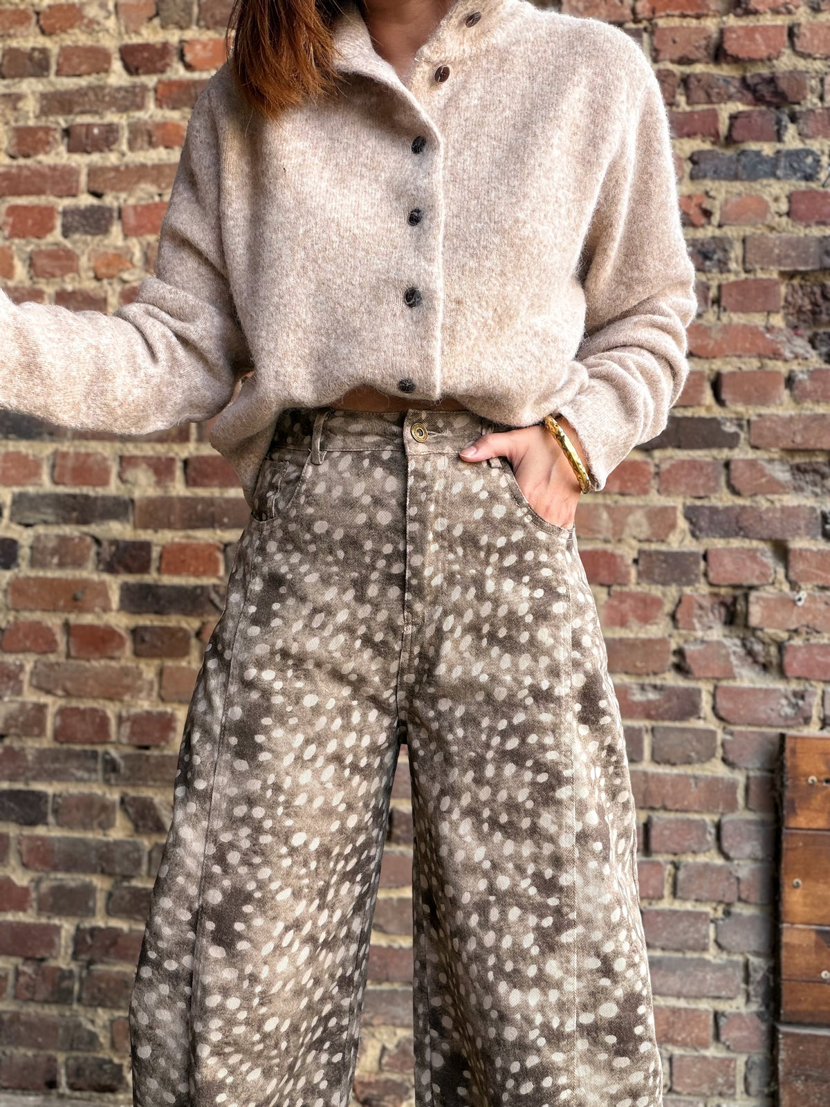 Gilet beige  col haut2010