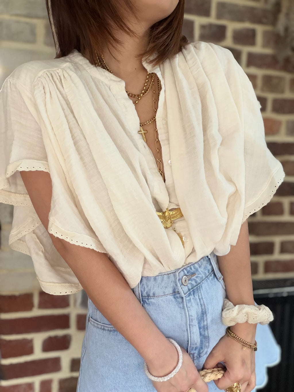 Blouse écrue