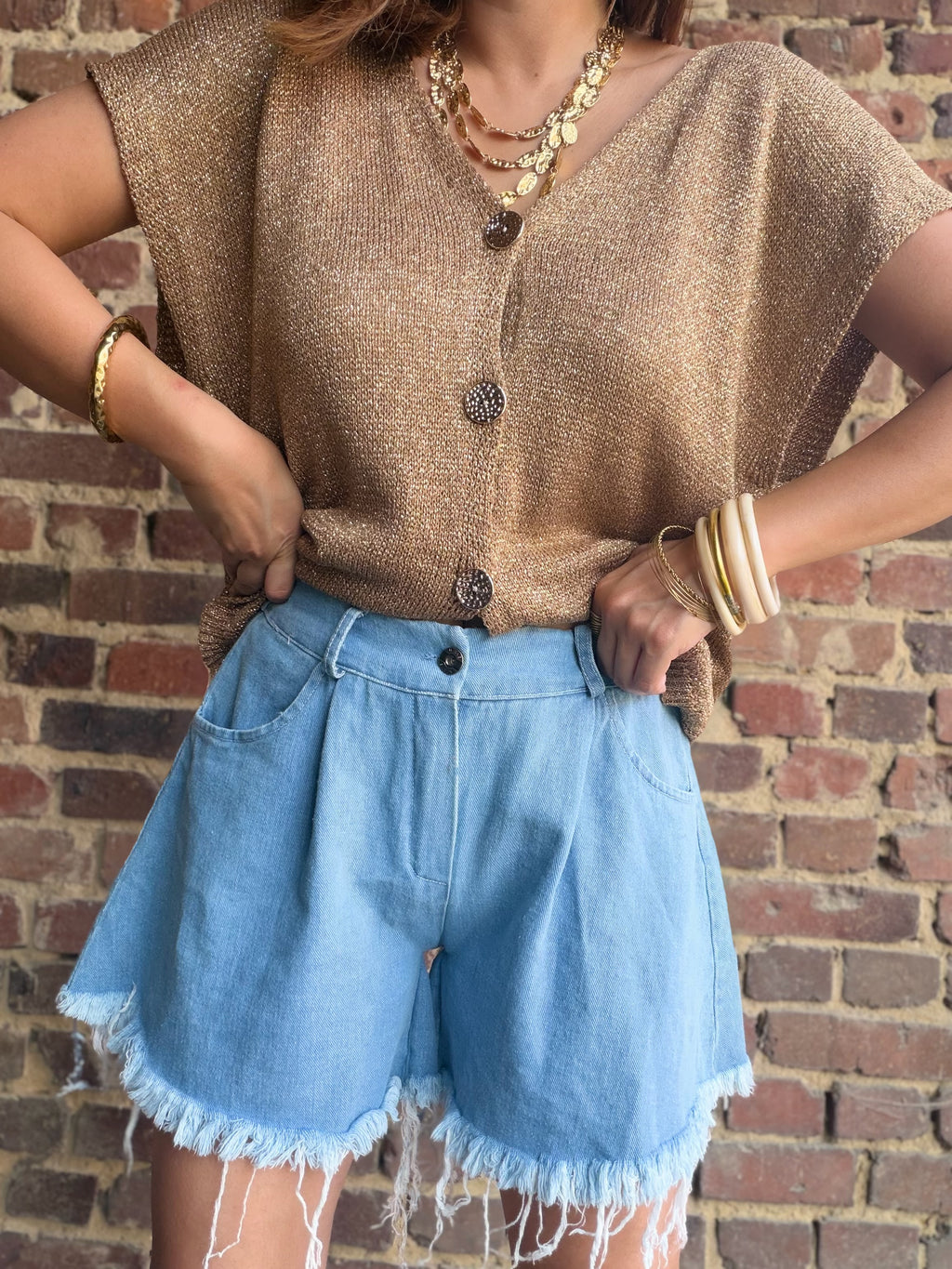 Short en jean