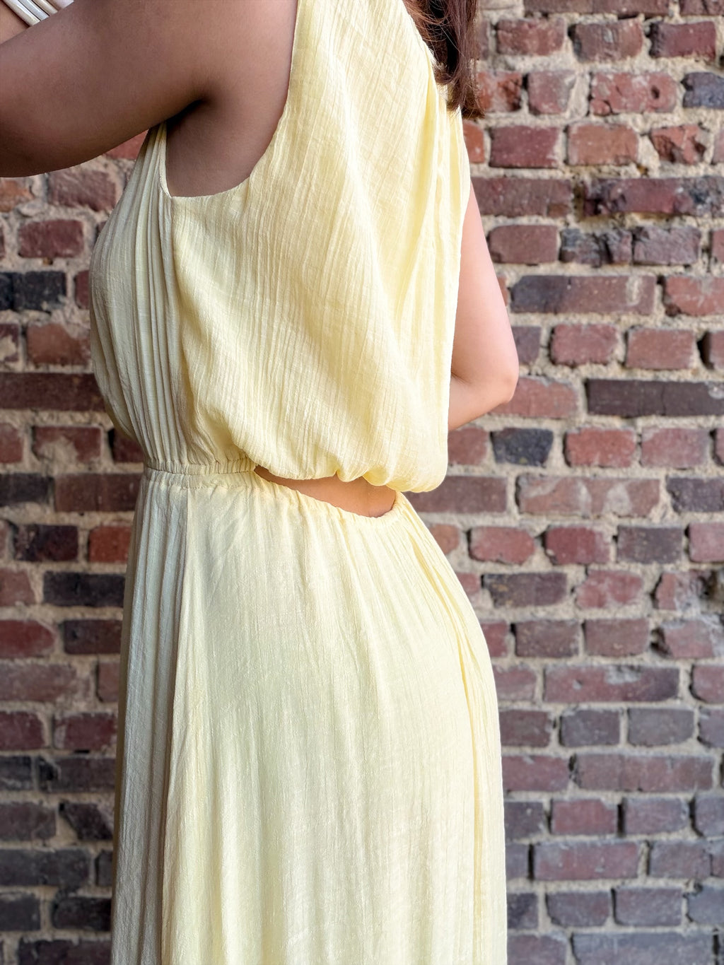 Robe jaune bohème