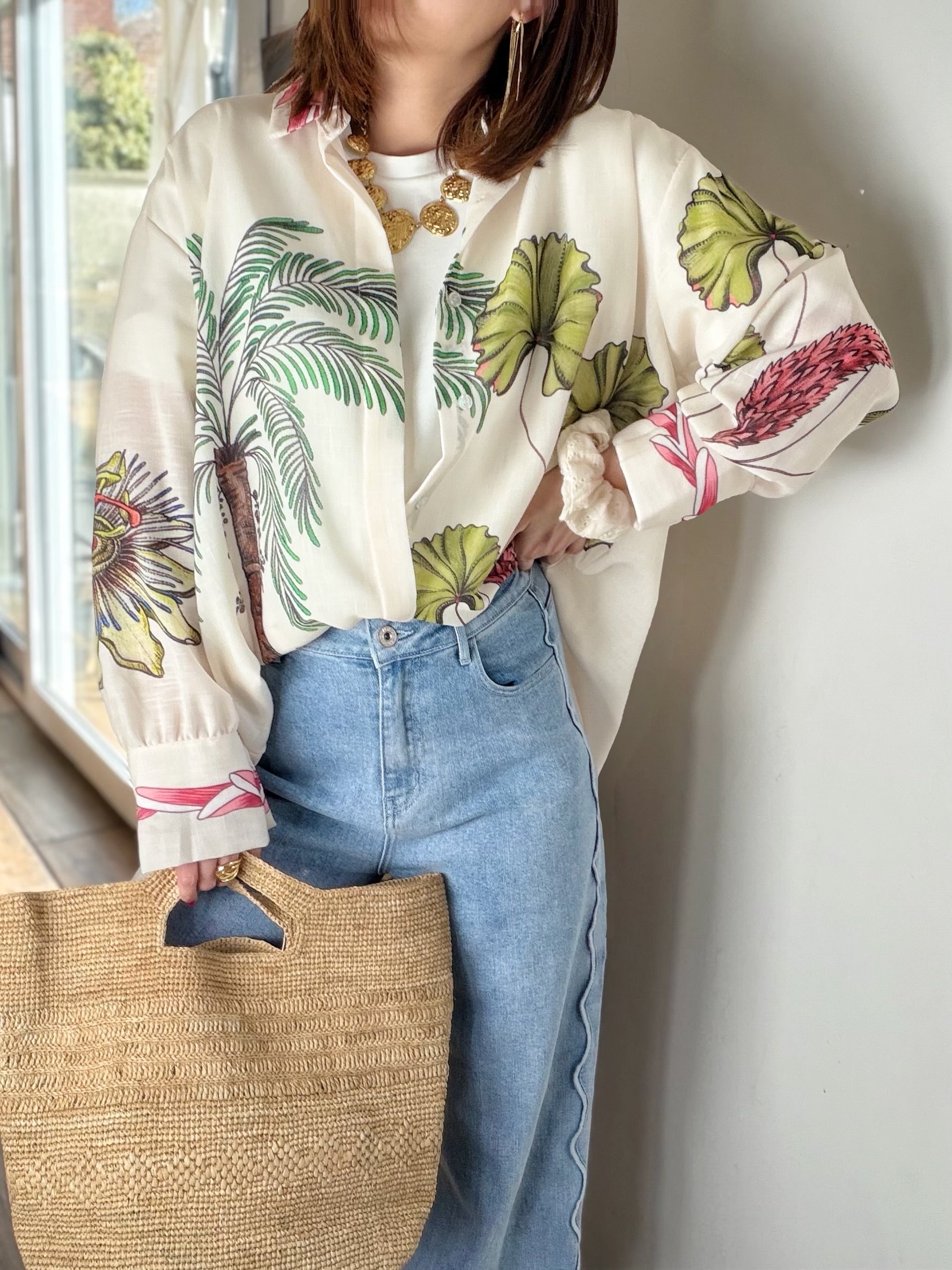 Chemise palmier