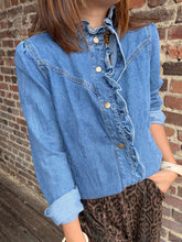 Charger l&#39;image dans la galerie, Veste en jean bleu
