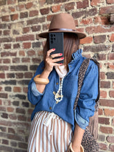 Charger l&#39;image dans la galerie, Surchemise bleue jean
