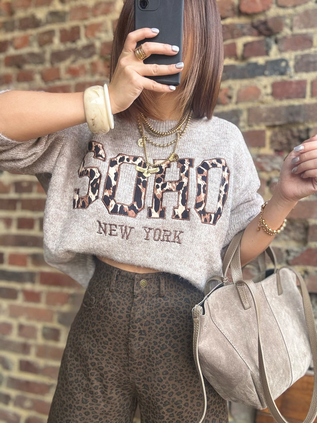 Pull Soho léopard