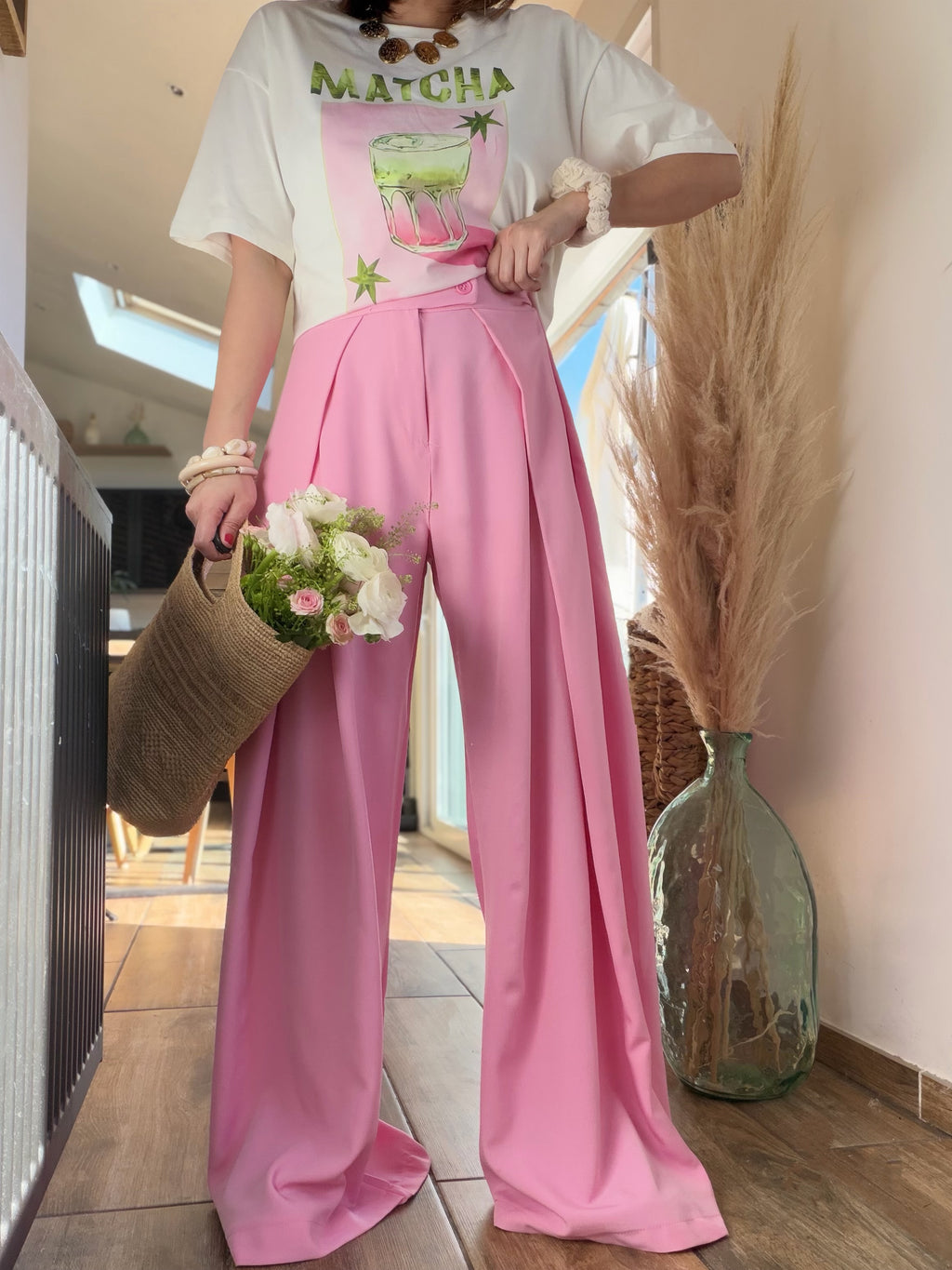 Pantalon rose