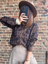 Charger l'image dans la galerie, Gilet léopard choco
