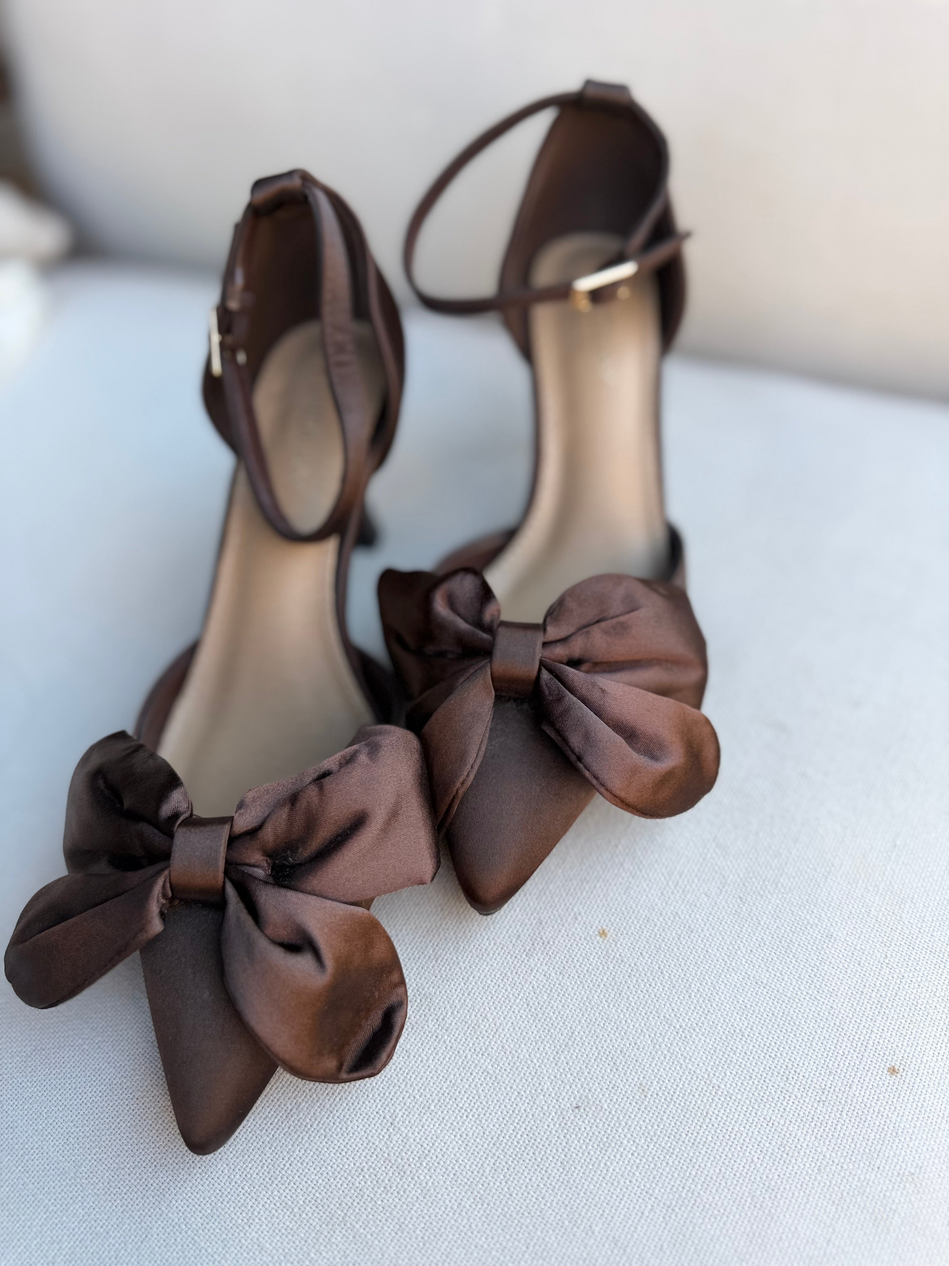 Sandales à talons choco