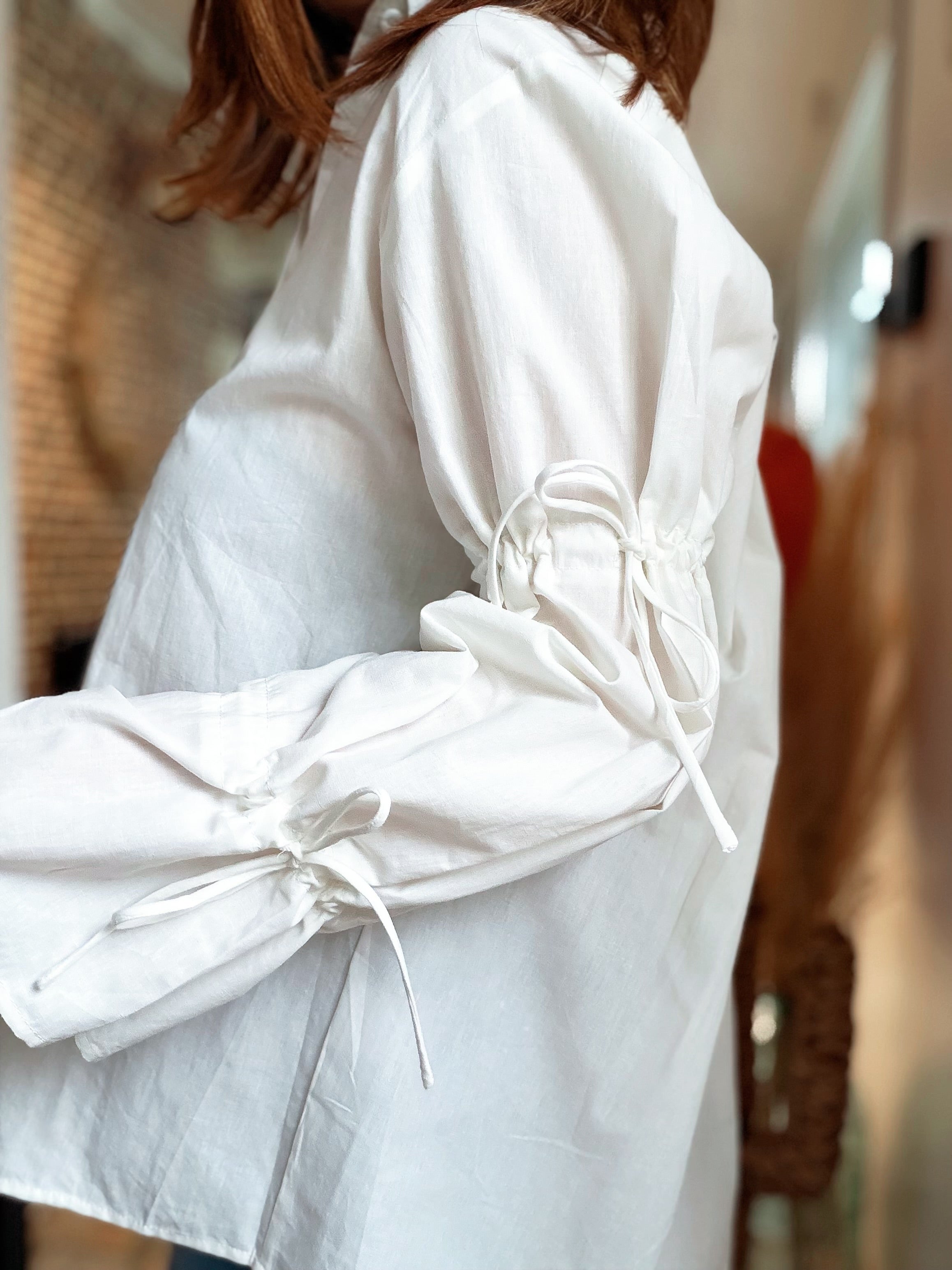 Chemisier blanc summer of love