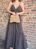 Robe dos nu noeud chocolat