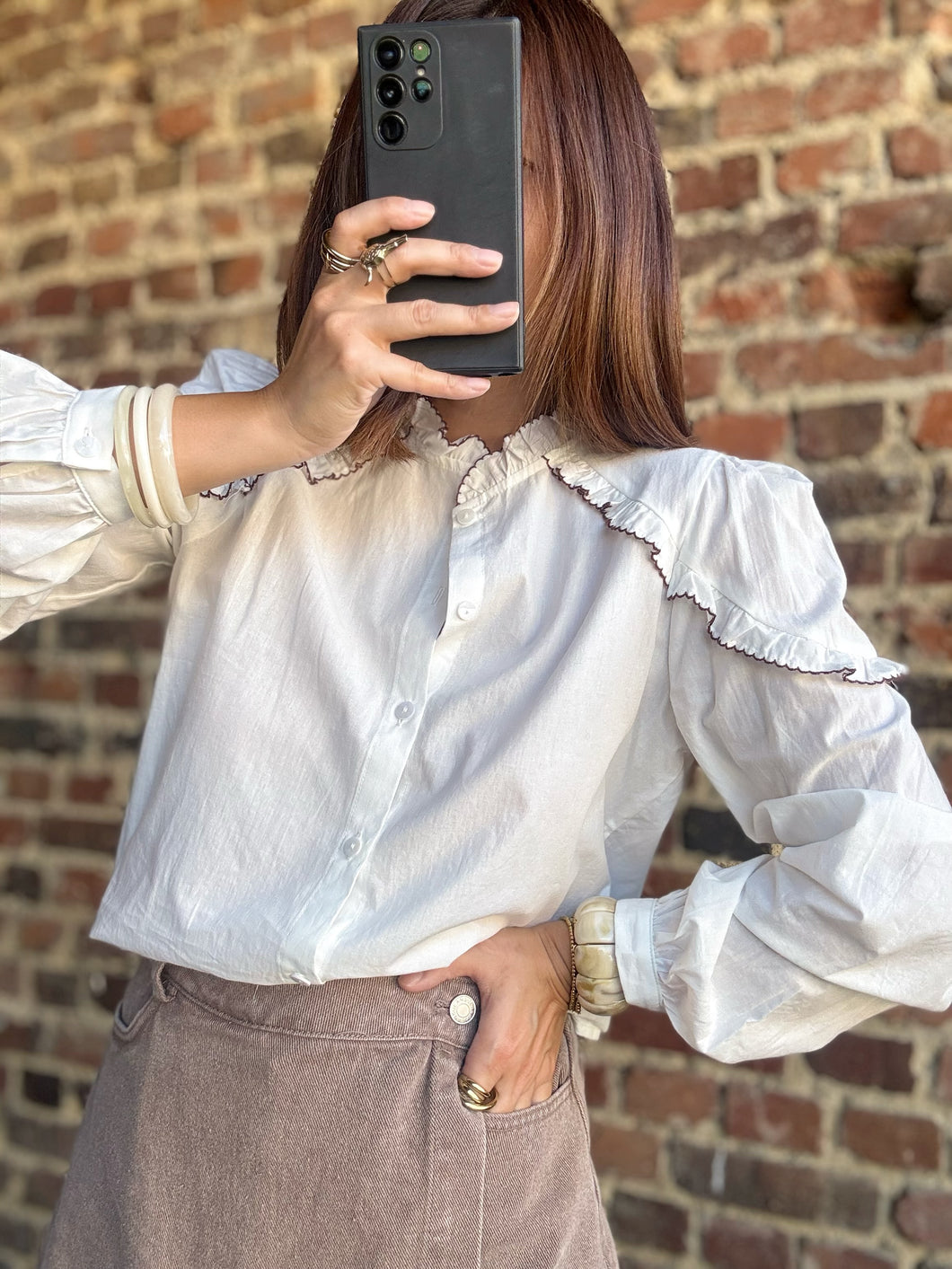 Chemisier blanc