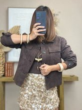 Charger l&#39;image dans la galerie, Veste choco imitation daim
