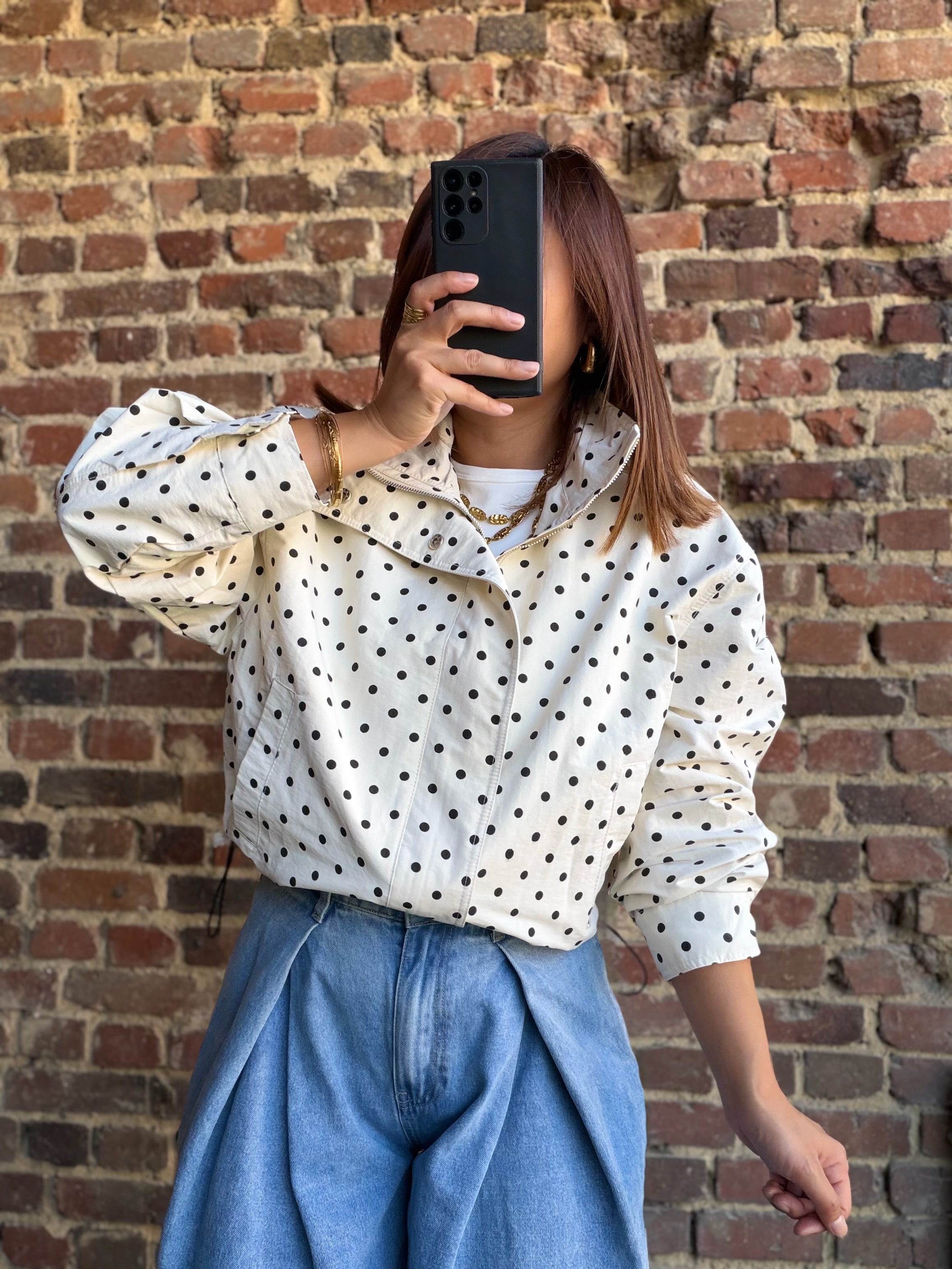 Veste à pois