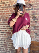Charger l&#39;image dans la galerie, Jupe-short  blanche
