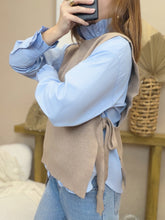 Charger l'image dans la galerie, Pull taupe sans manches
