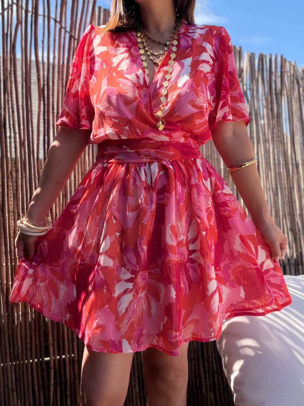 Robe légère fleurie