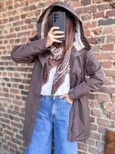 Charger l&#39;image dans la galerie, Long Imperméable choco
