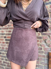 Charger l&#39;image dans la galerie, Jupe-short choco
