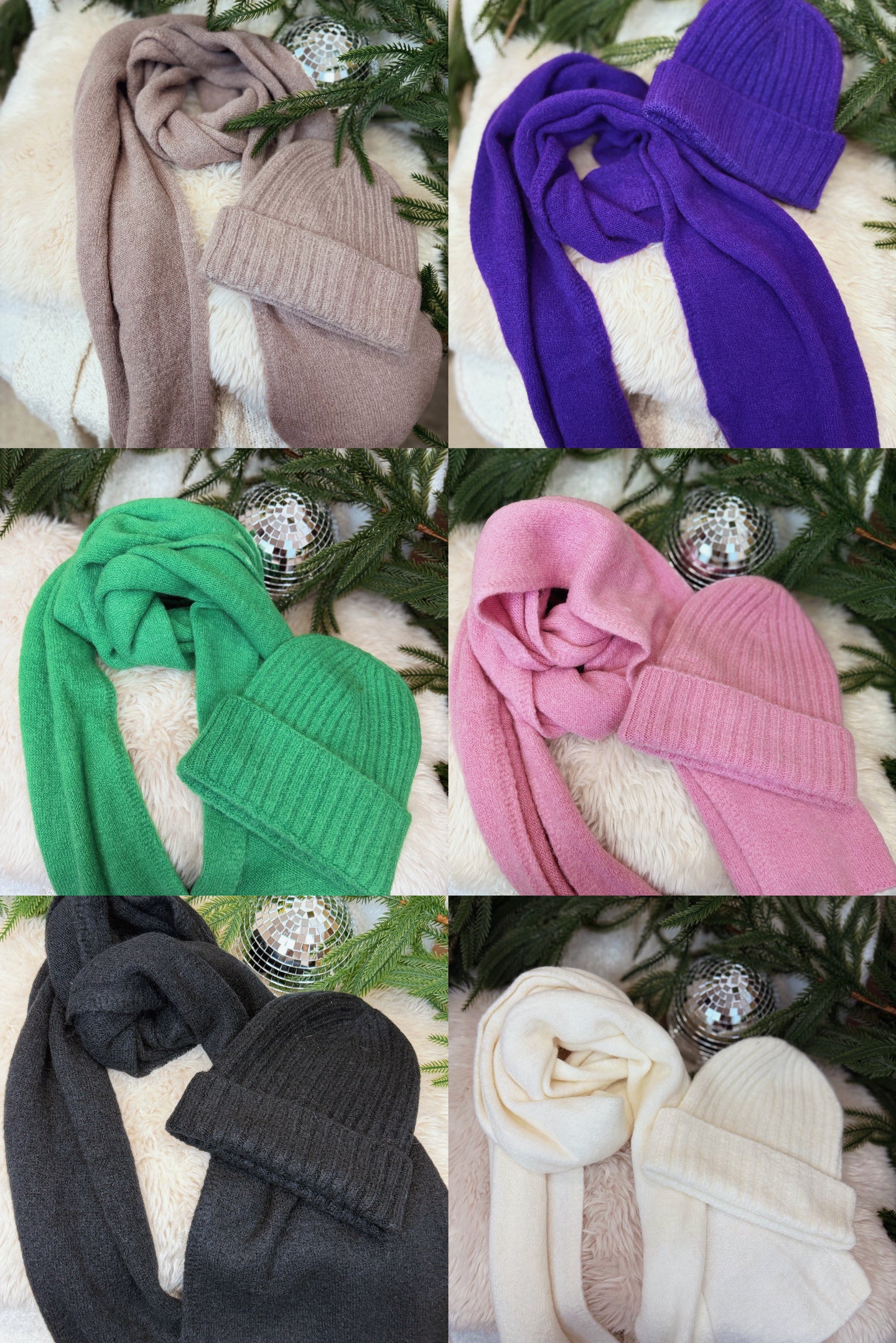 L’ensemble écharpe + bonnet