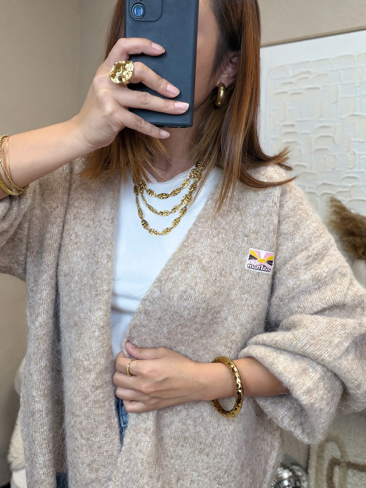 Gilet taupe