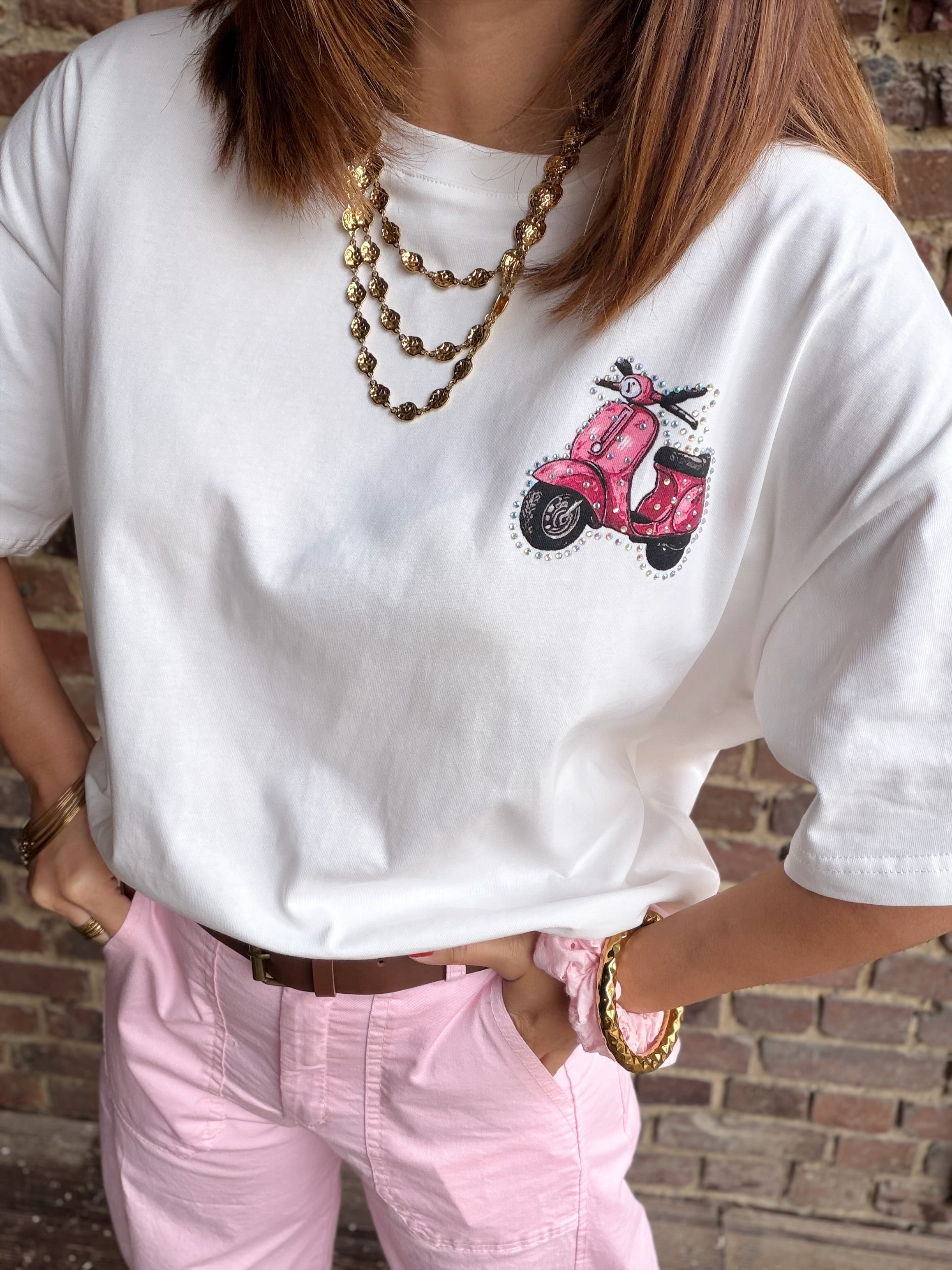 T shirt Scooter