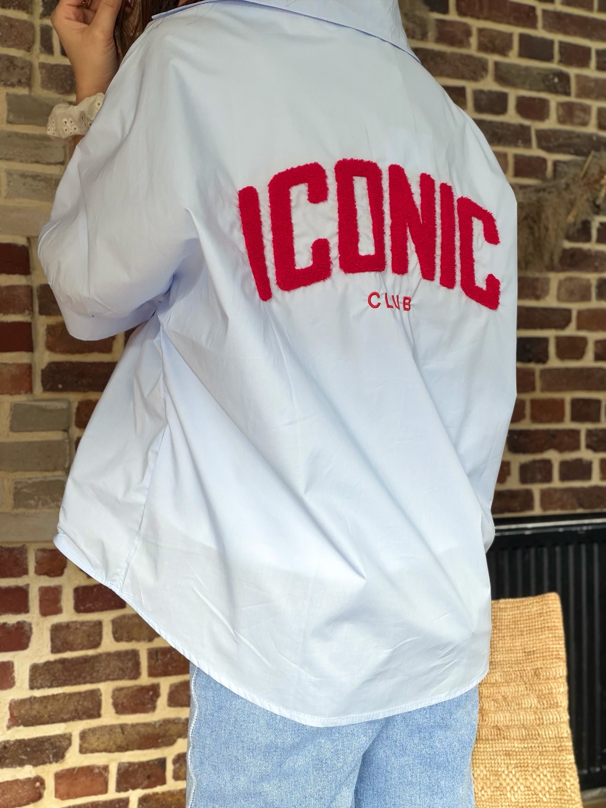 Chemisier bleu Iconic