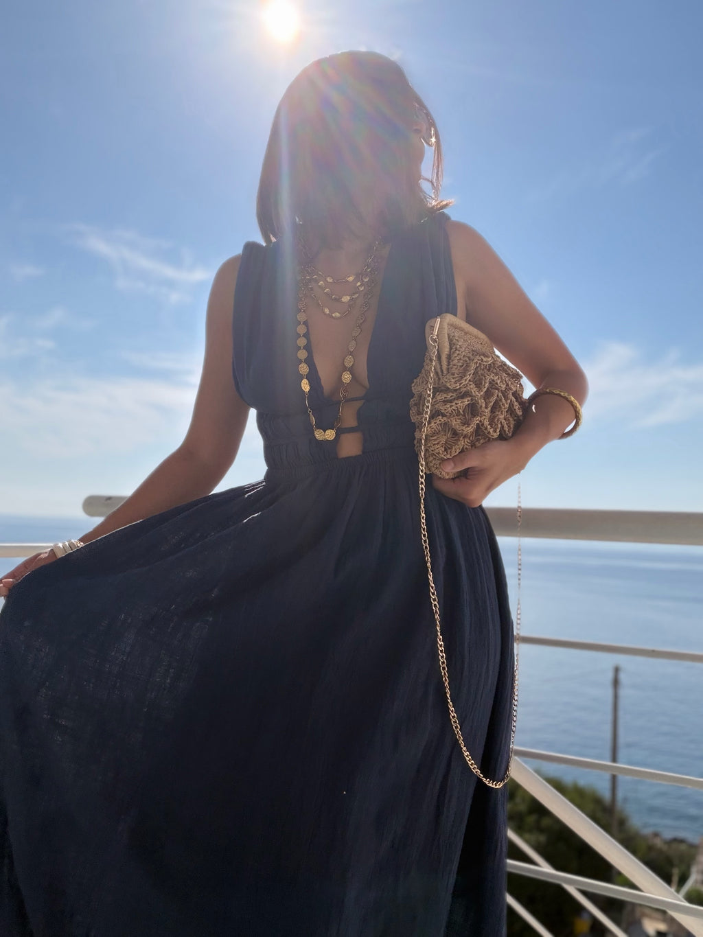 Robe bleu marine