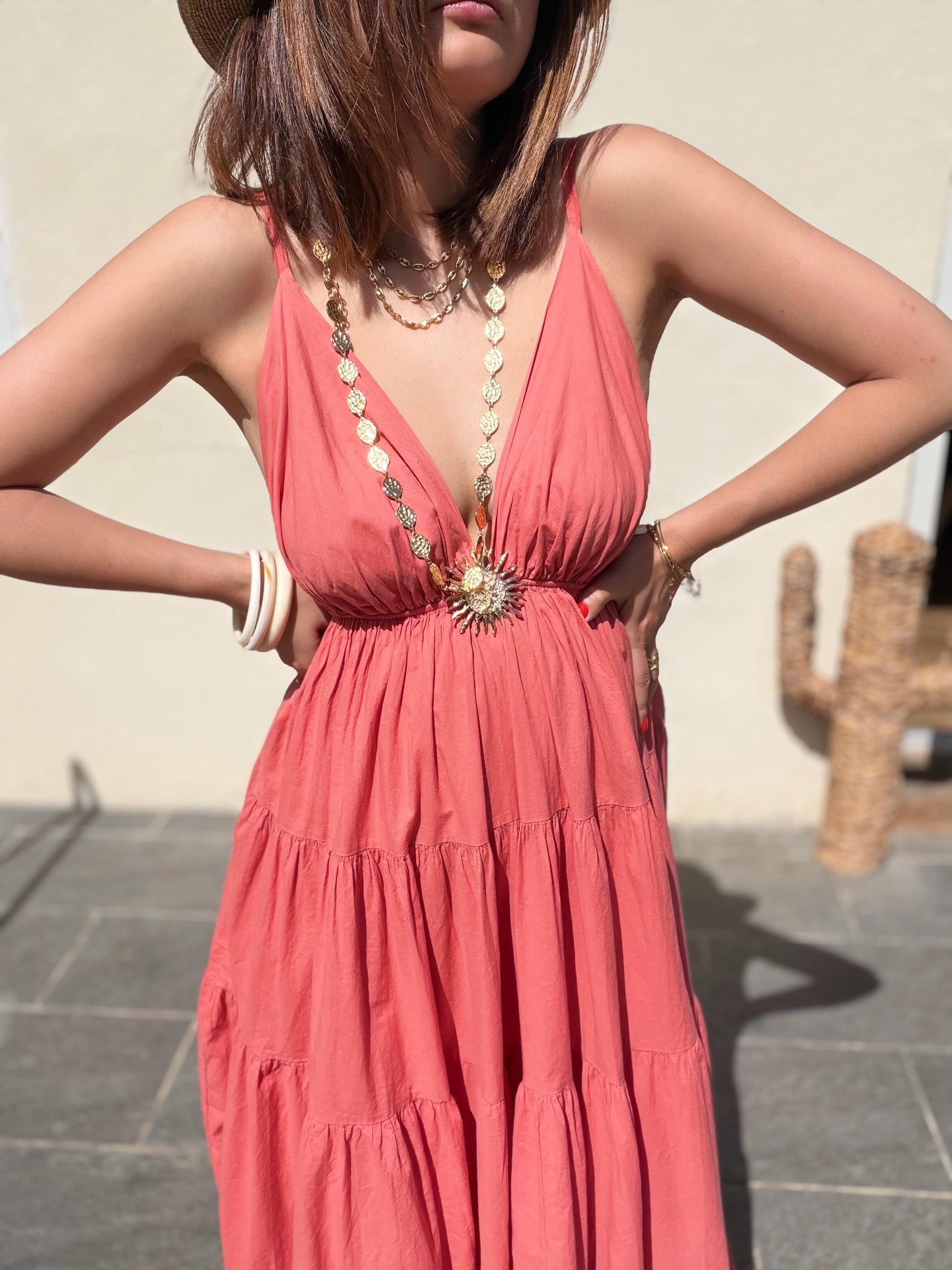 Robe soleil terracotta