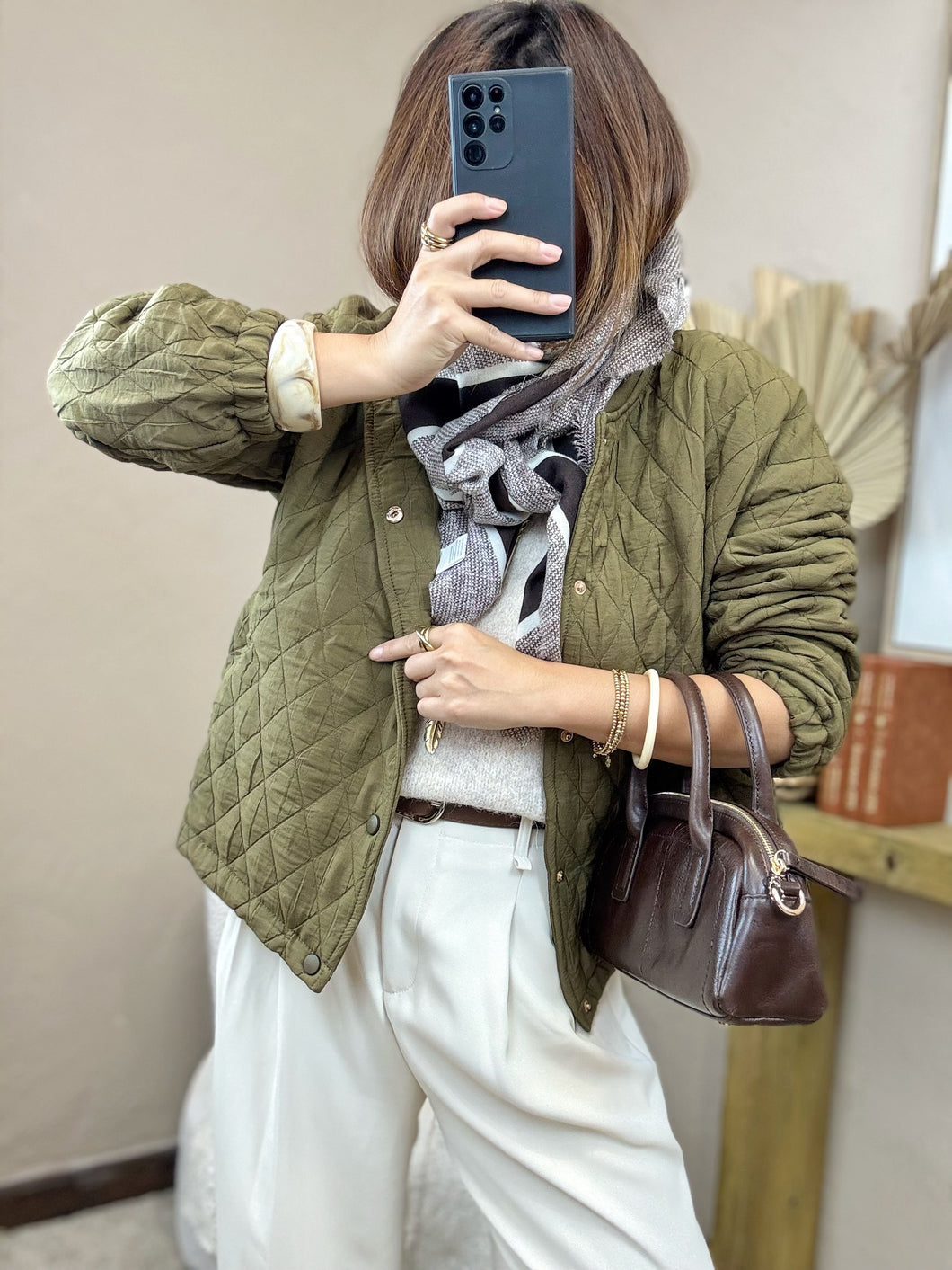Bombers large kaki