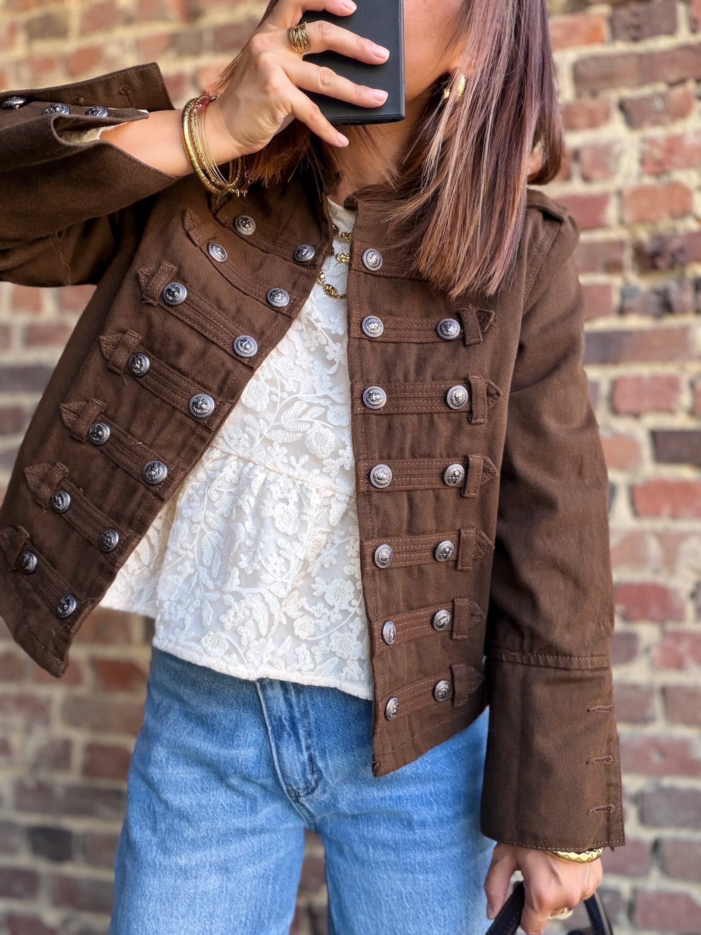 Veste Napoléon choco