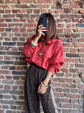 Charger l&#39;image dans la galerie, Blouse rouge pompéien
