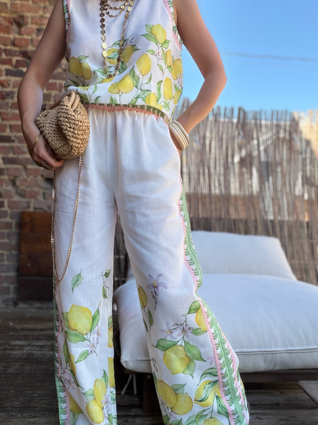 Pantalon citron
