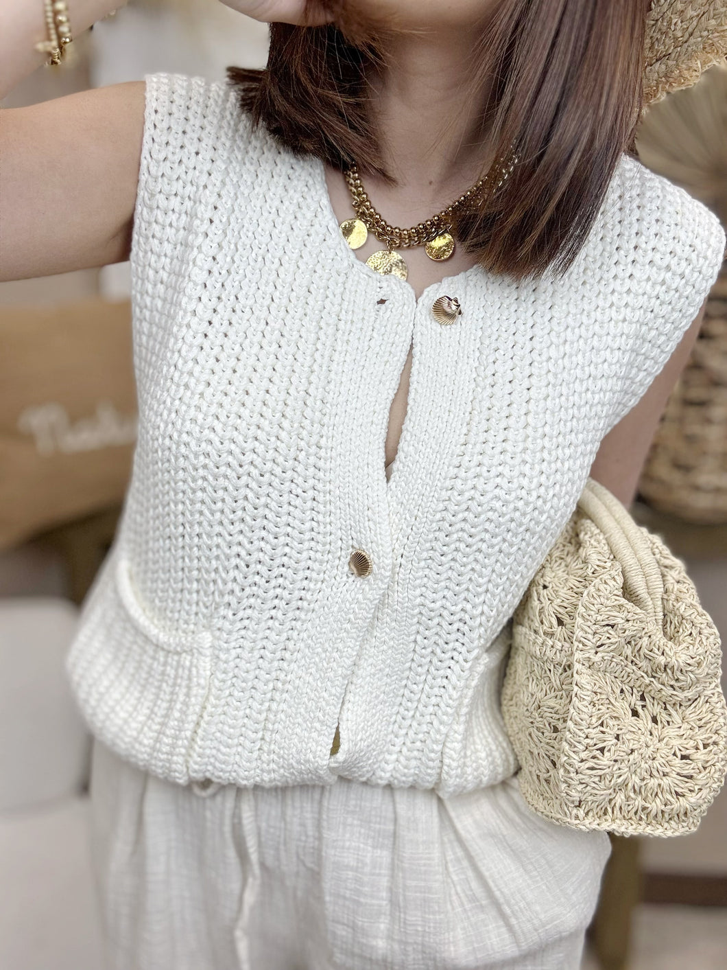 Pull sans manches