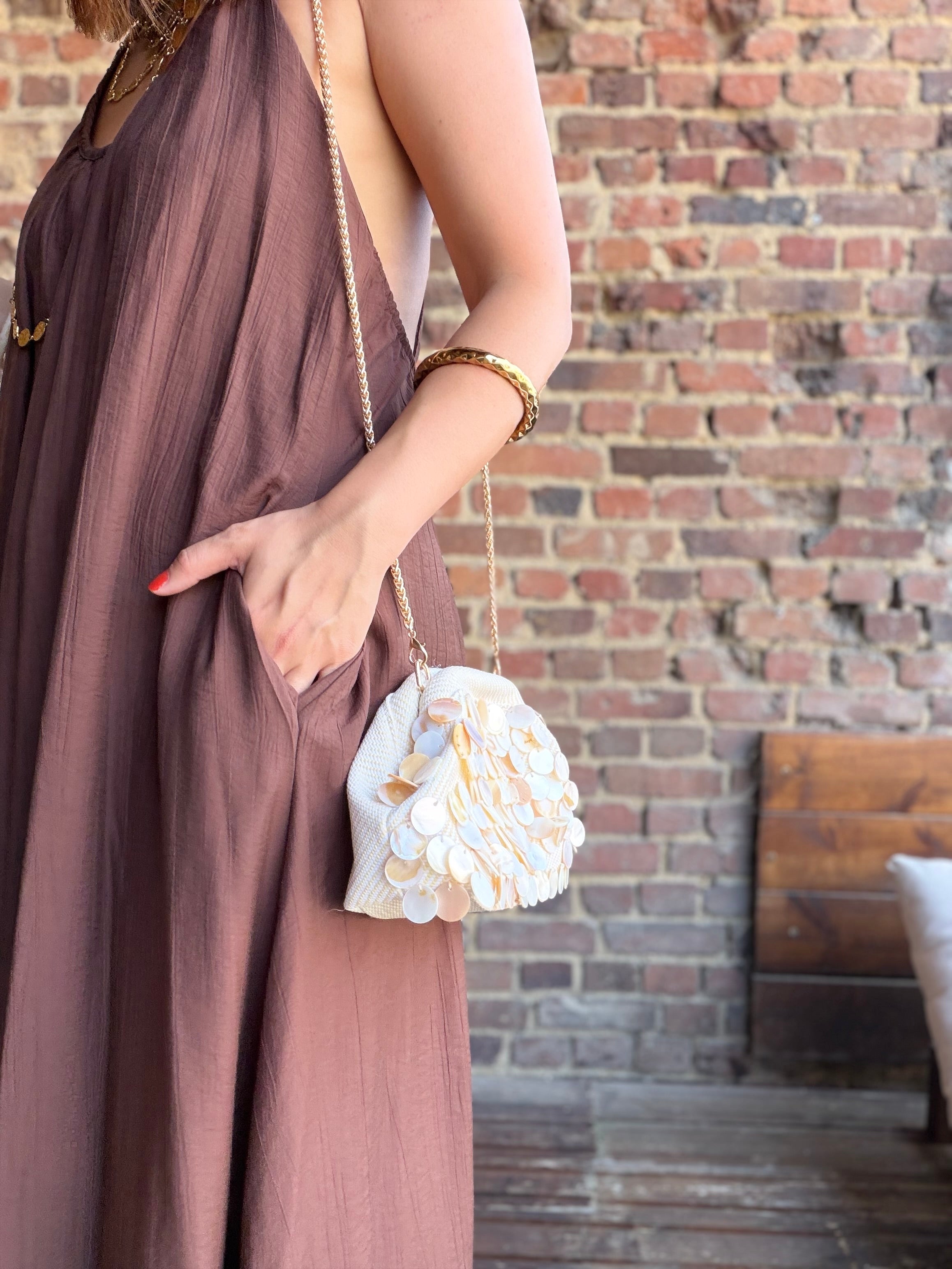 Robe longue d’été choco