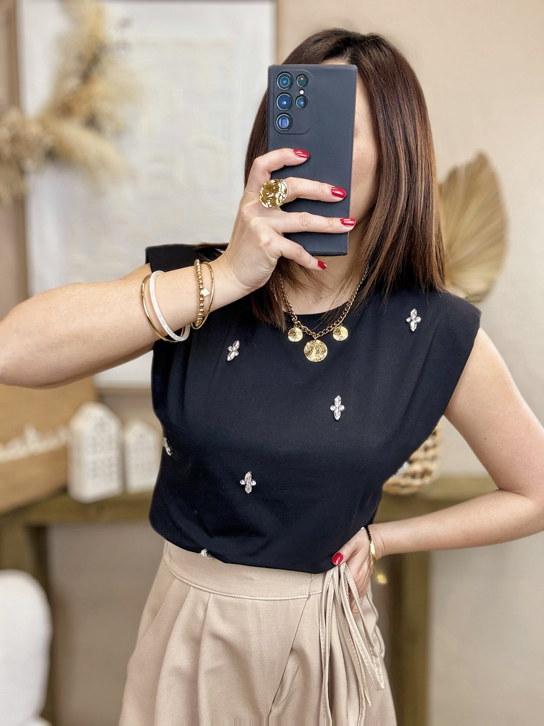 T-shirt noir