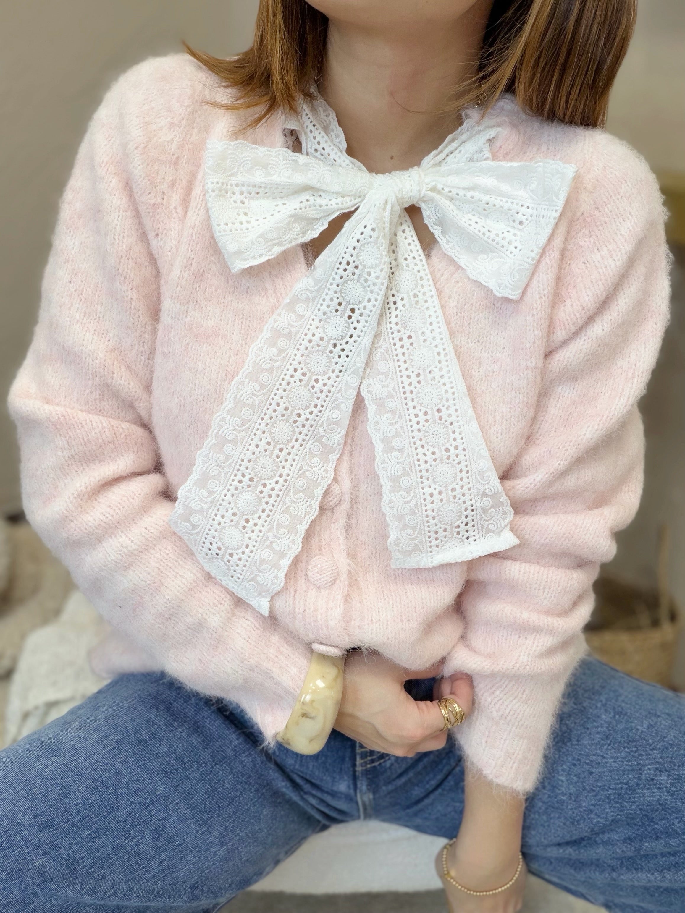 Pull rose réversible