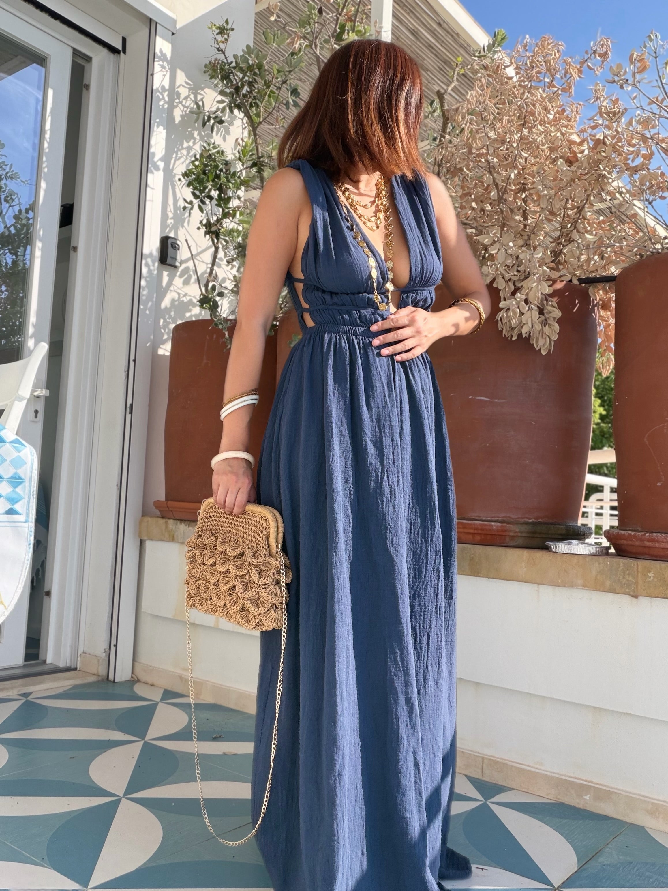 Robe bleu marine