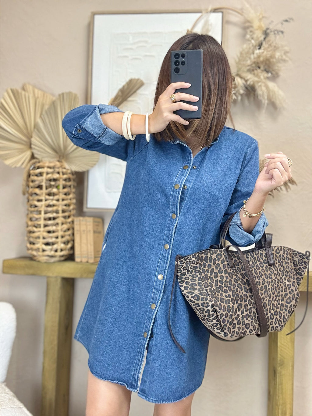 Robe en jean