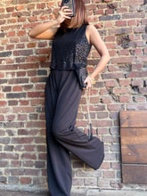 Charger l&#39;image dans la galerie, Combinaison noire à paillettes
