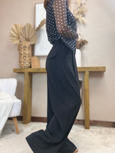 Charger l'image dans la galerie, Pantalon noir wild leg
