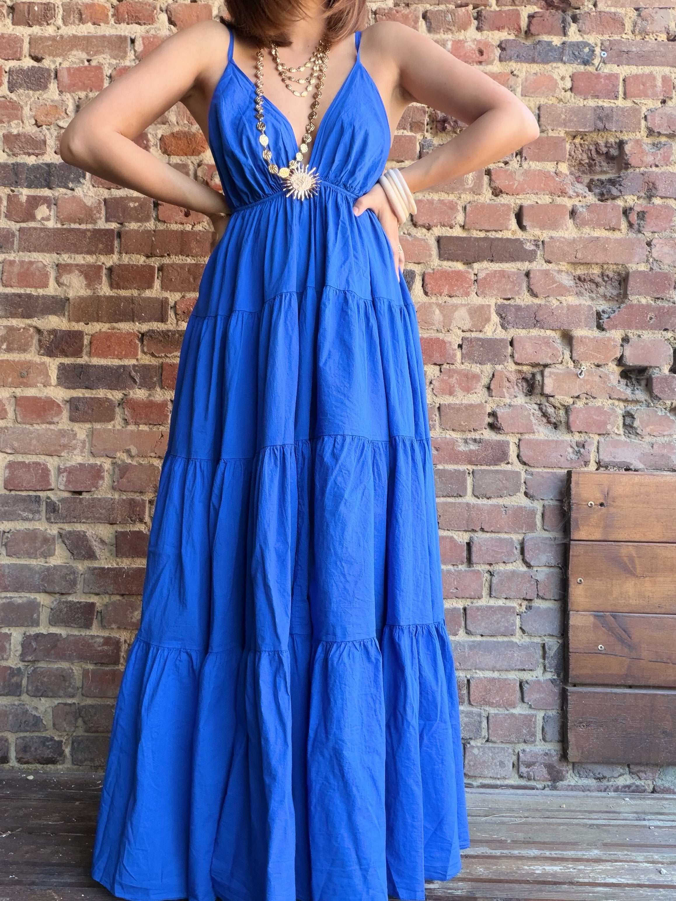 Robe soleil bleue