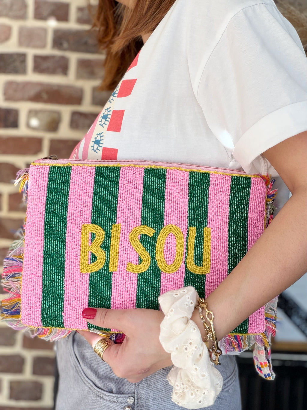 Pochette bisou rose